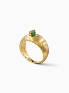 Bubble Emerald Ring
