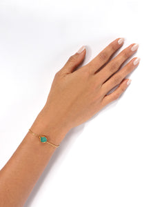 Emerald Shell Bracelet